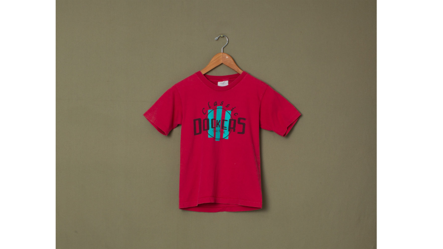 Classic Dockers Tee Shirt, Standard Fit - Xs T-Shirt, Red XS
