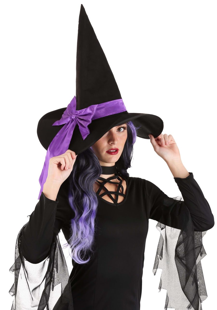 Custom Color Witch Hat for Adults