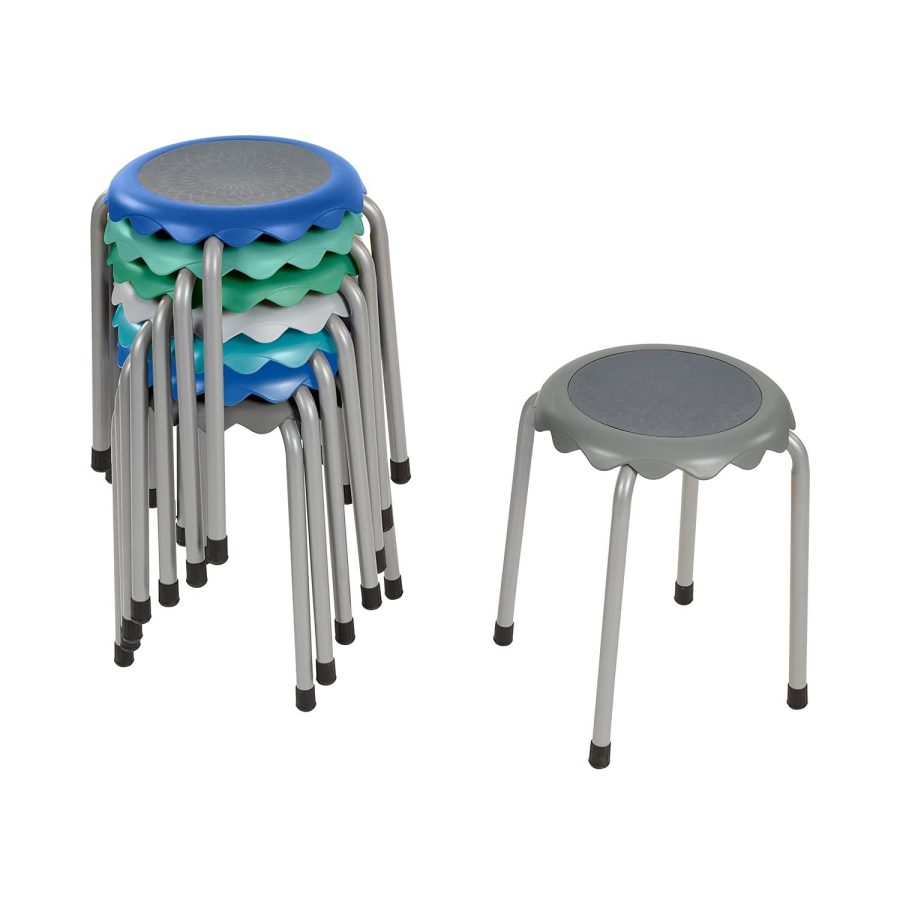 Daisy Stackable Stool Set, Flexible Seating, Contemporary, 8-Piece
