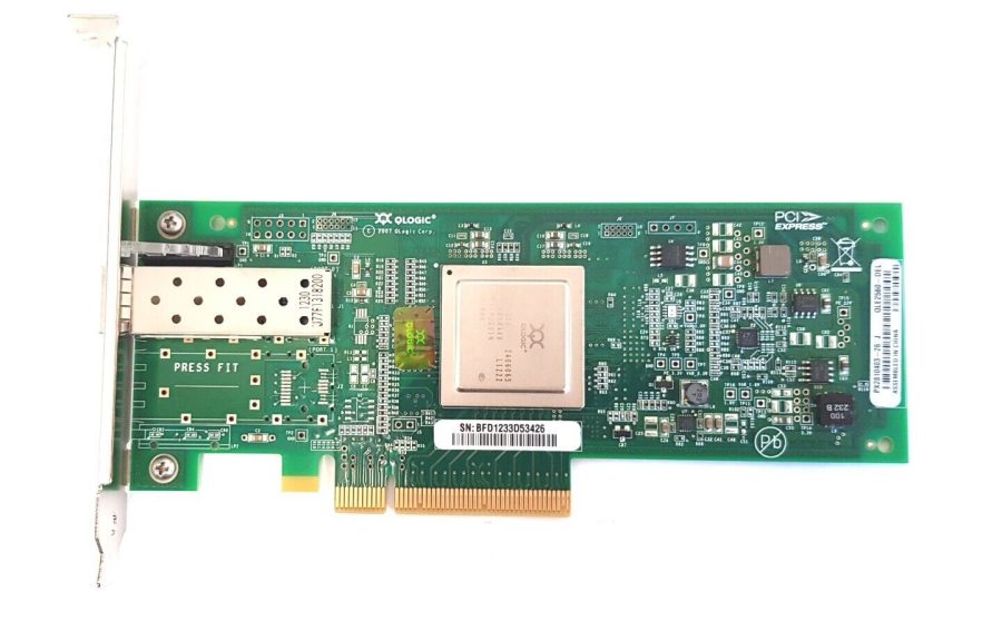 Dell QLogic QLE2560 Fibre Channel PCI-E Adapter Card 8GB 6H20P 06H20P CN-06H20P