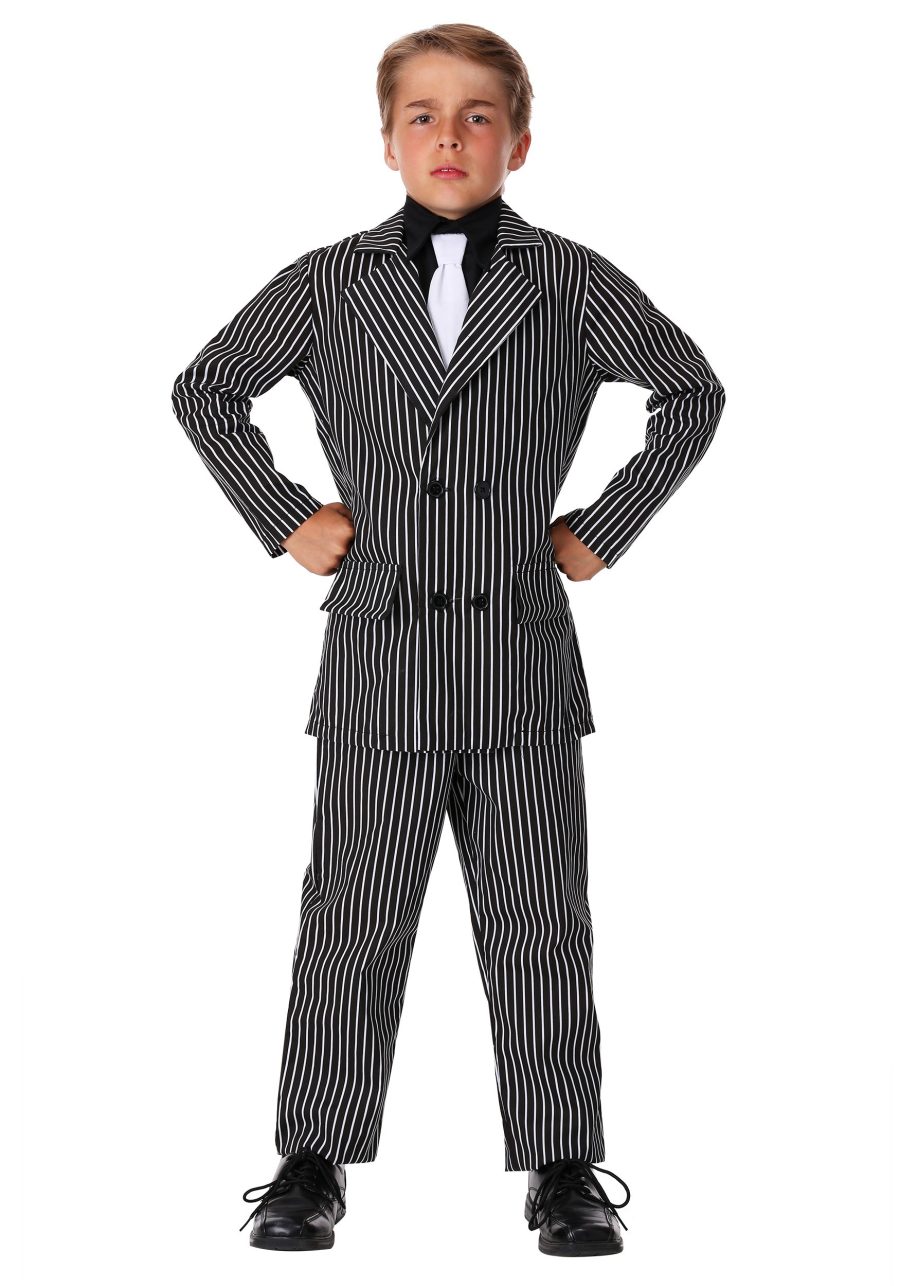 Deluxe Gangster Costume For Kids