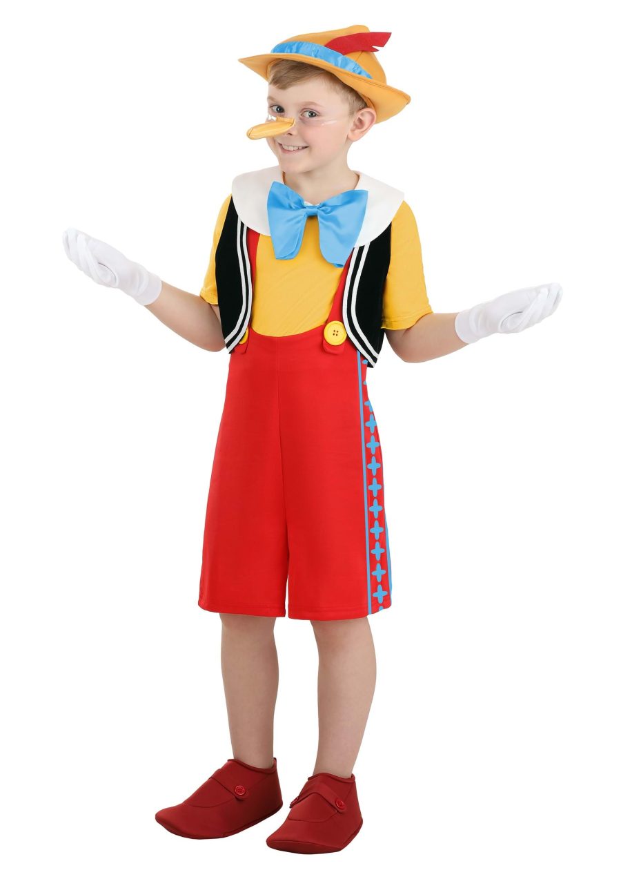 Deluxe Pinocchio Kid's Costume