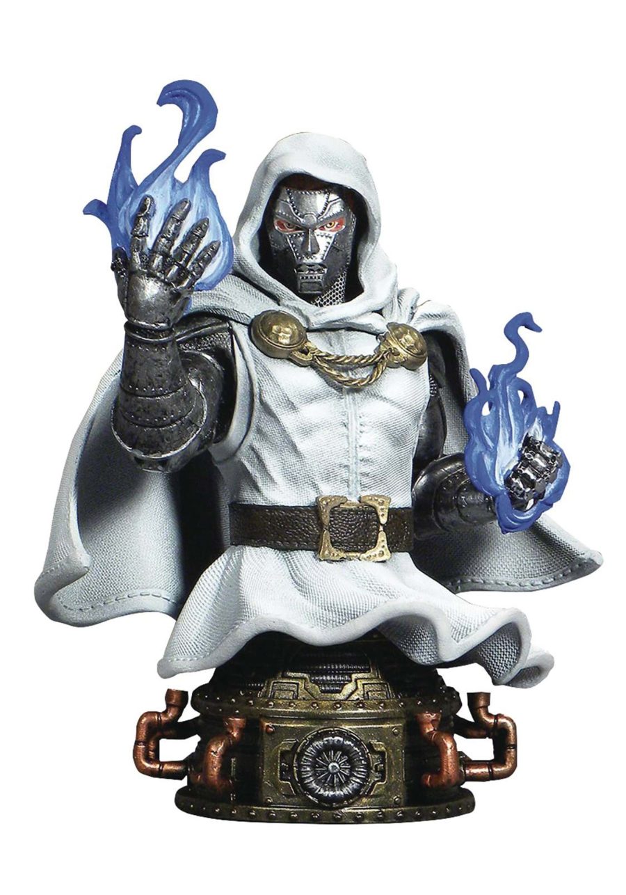 Diamond Select 40th Marvel Comic White Armor Dr. Doom Bust