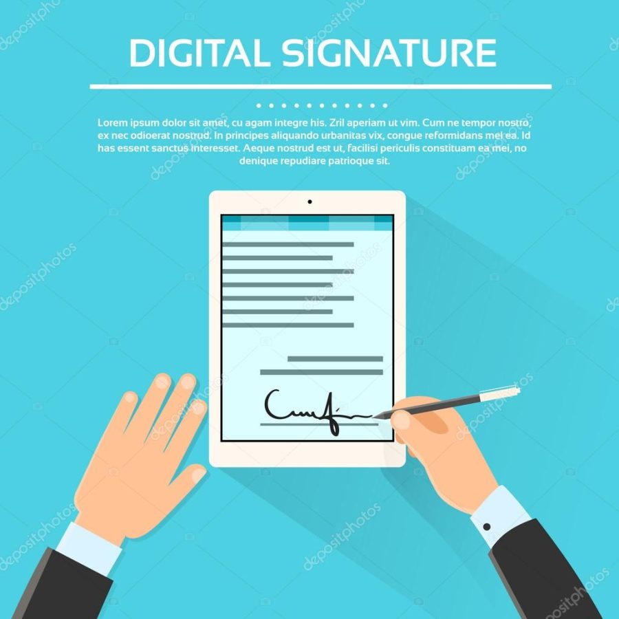 Digital Signature and tablet pc