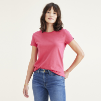 Dockers Favorite Tee Shirt, Slim Fit T-Shirt, Women's, Pink L