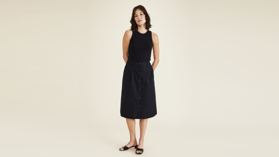 Dockers Midi Skirt, Women's, Black 26