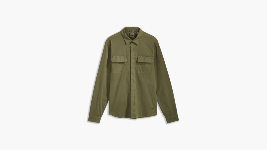 Dockers Sustainable Utility Shirt, Slim Fit, Men's, Green S