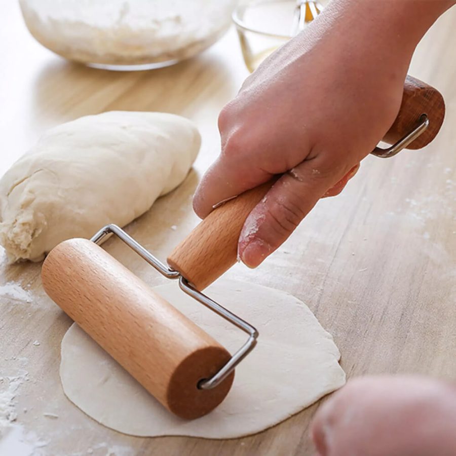 Double Sided Pastry Roller for Baking and Cake Decorating