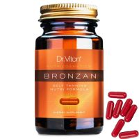 Dr. Viton BRONZAN Self-Tanning Capsules 30pcs per box, Get a Natural Looking Dar