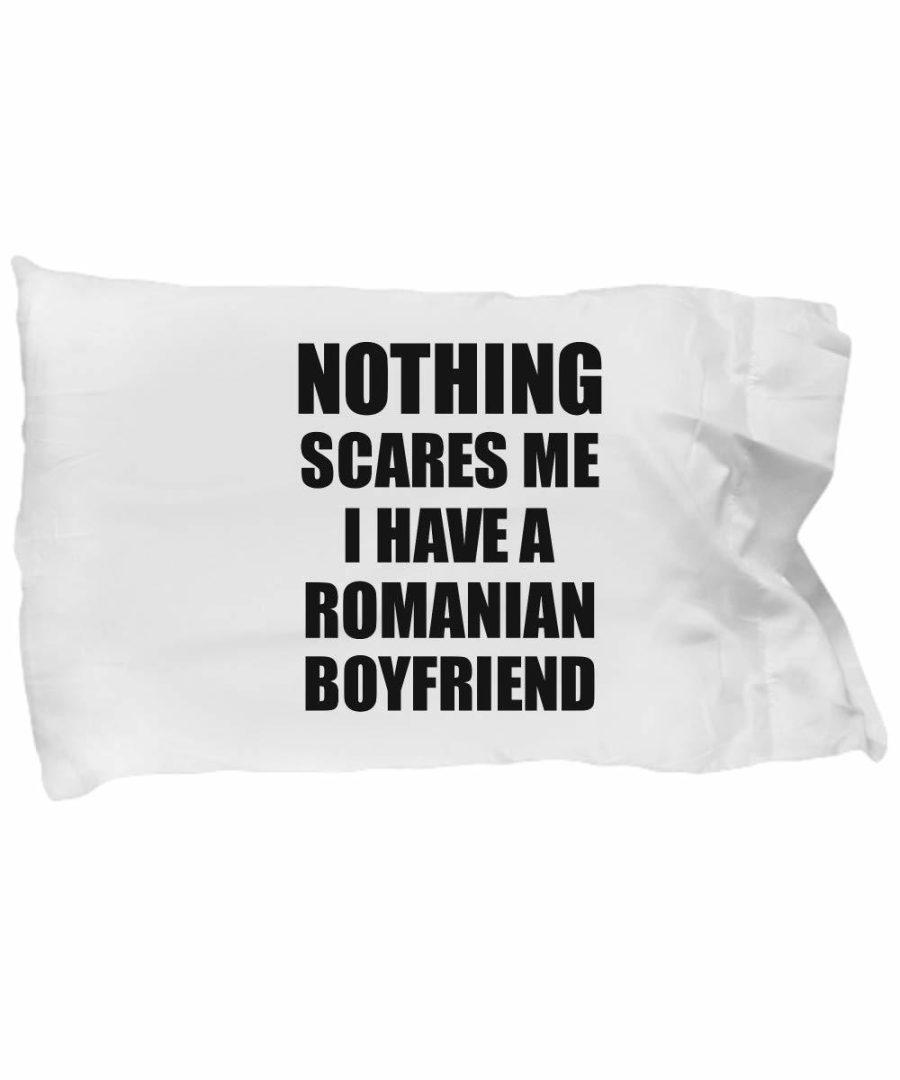 EzGift Romanian Boyfriend Pillowcase Funny Valentine Gift for Gf My Girlfriend H