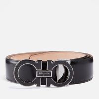 Ferragamo Gancini Leather Belt - 100cm
