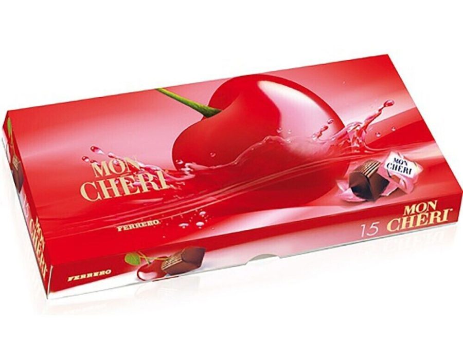 Ferrero MON CHERI Chocolates Cherry Licor CHRISTMAS Sweet Gift 15 pieces 158g