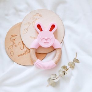 Food Grade Bunny Teether Ring