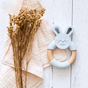 Food Grade Bunny Teether Ring