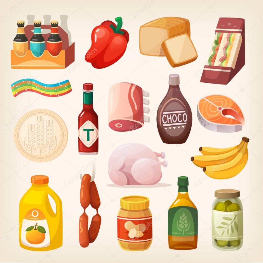 Food products icons