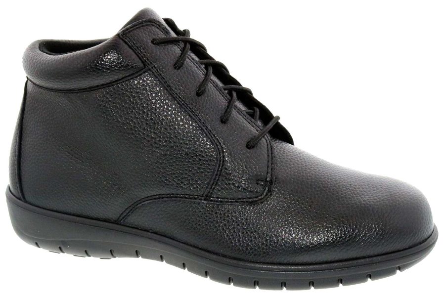 Footsaver Shoes Domino 90678 - Men's 2" Comfort Therapeutic Diabetic Casual Boot - Extra Depth for Orthotics