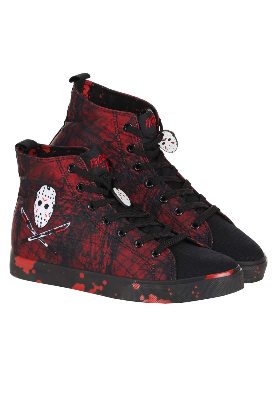Friday the 13th Jason Adult High Top Sneakers