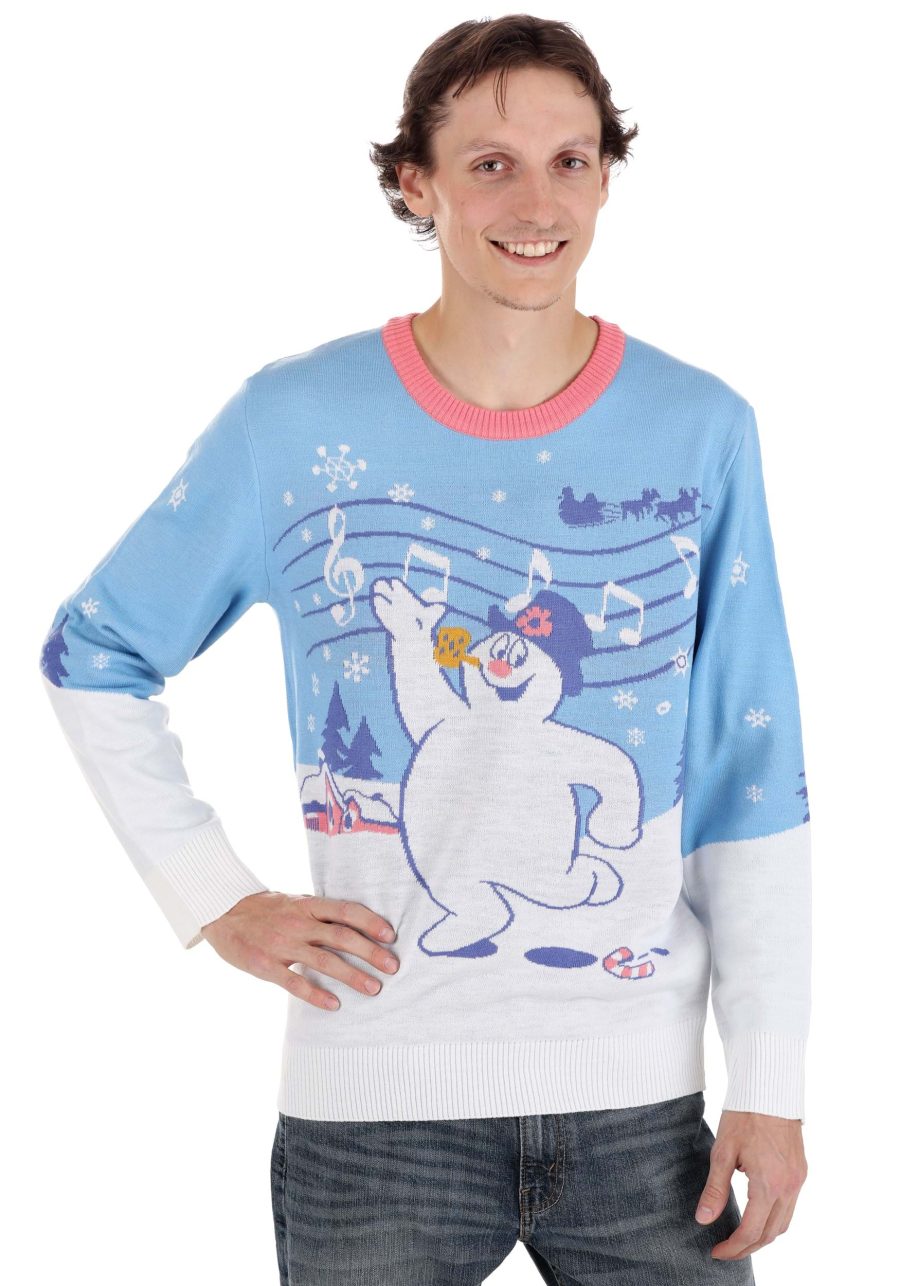 Frosty Scenic Ugly Christmas Sweater