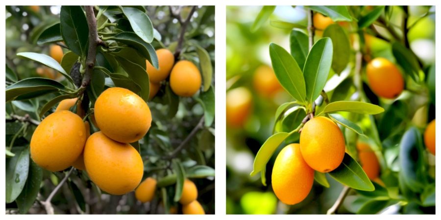 Fukushu Kumquat Tree Citrus Semi-Dwarf - 18-36" Tall - Live Plant
