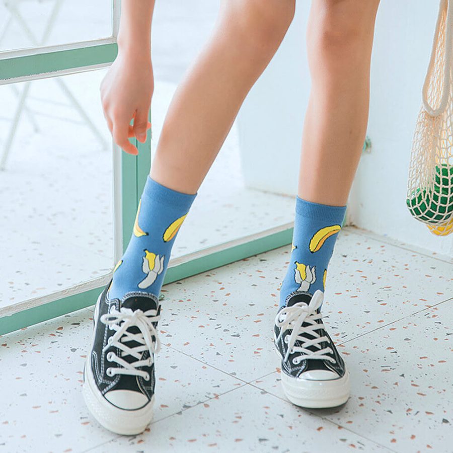 Funny Banana Socks