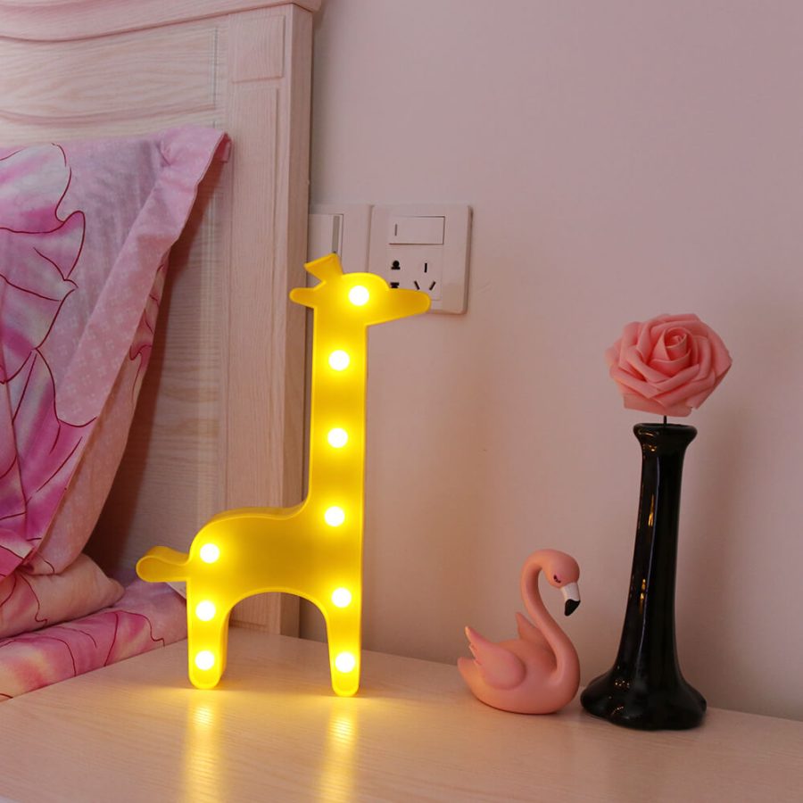 Giraffe Night Light For Room Decoration