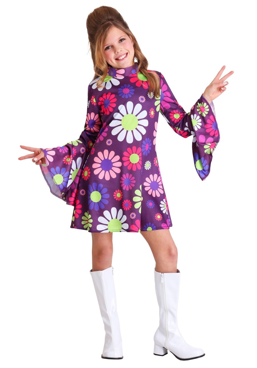 Girl's Far Out Hippie Costume