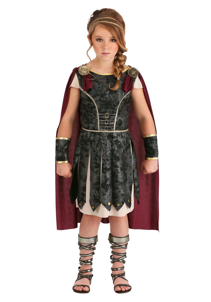 Girls Fearless Gladiator Costume