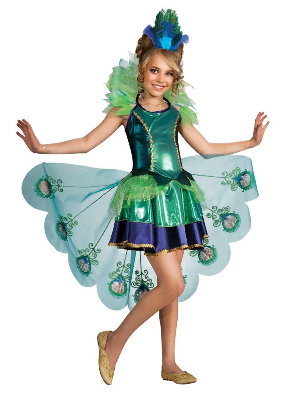 Girl's Peacock Costume