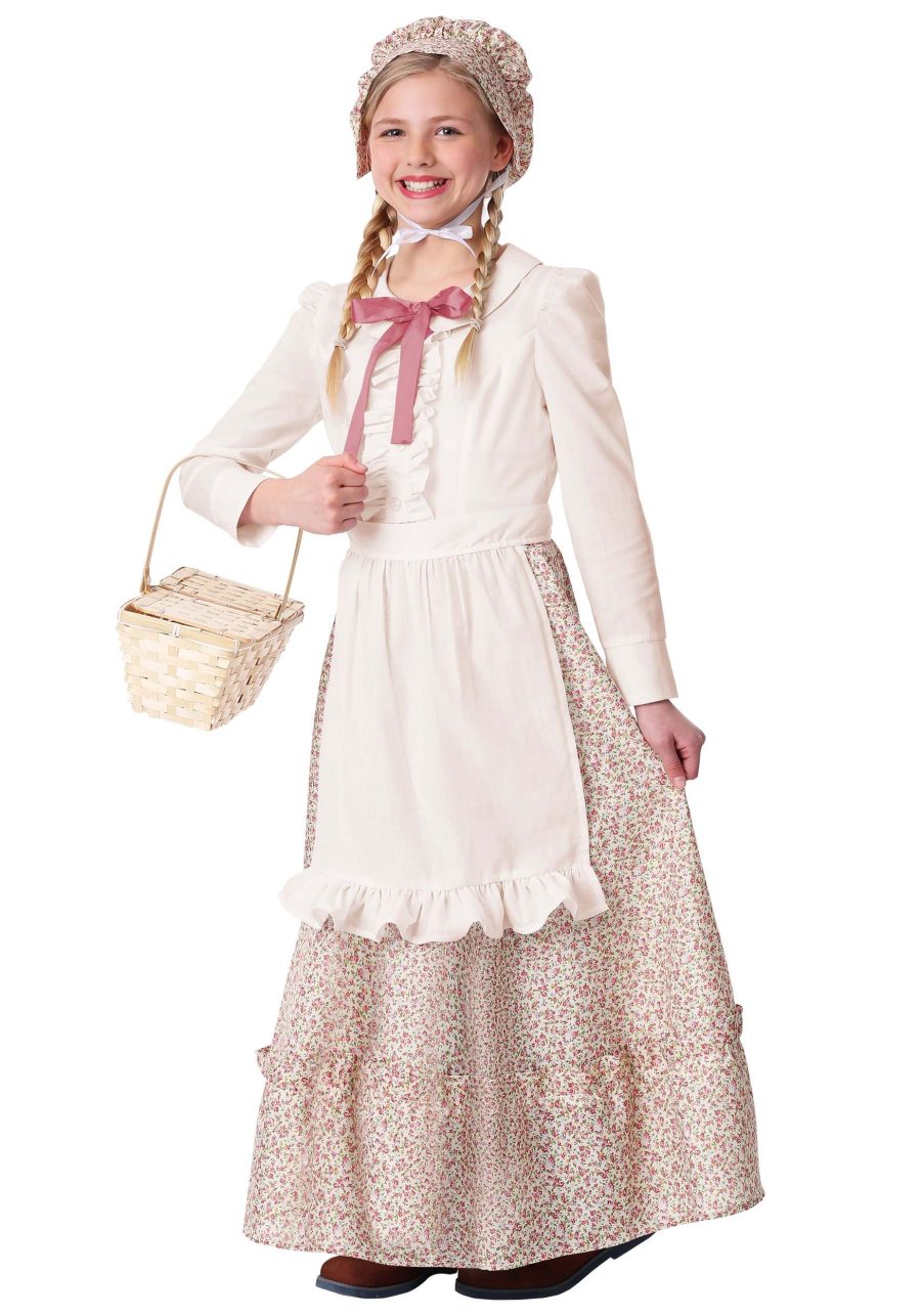 Girl's Prairie Pioneer Costume