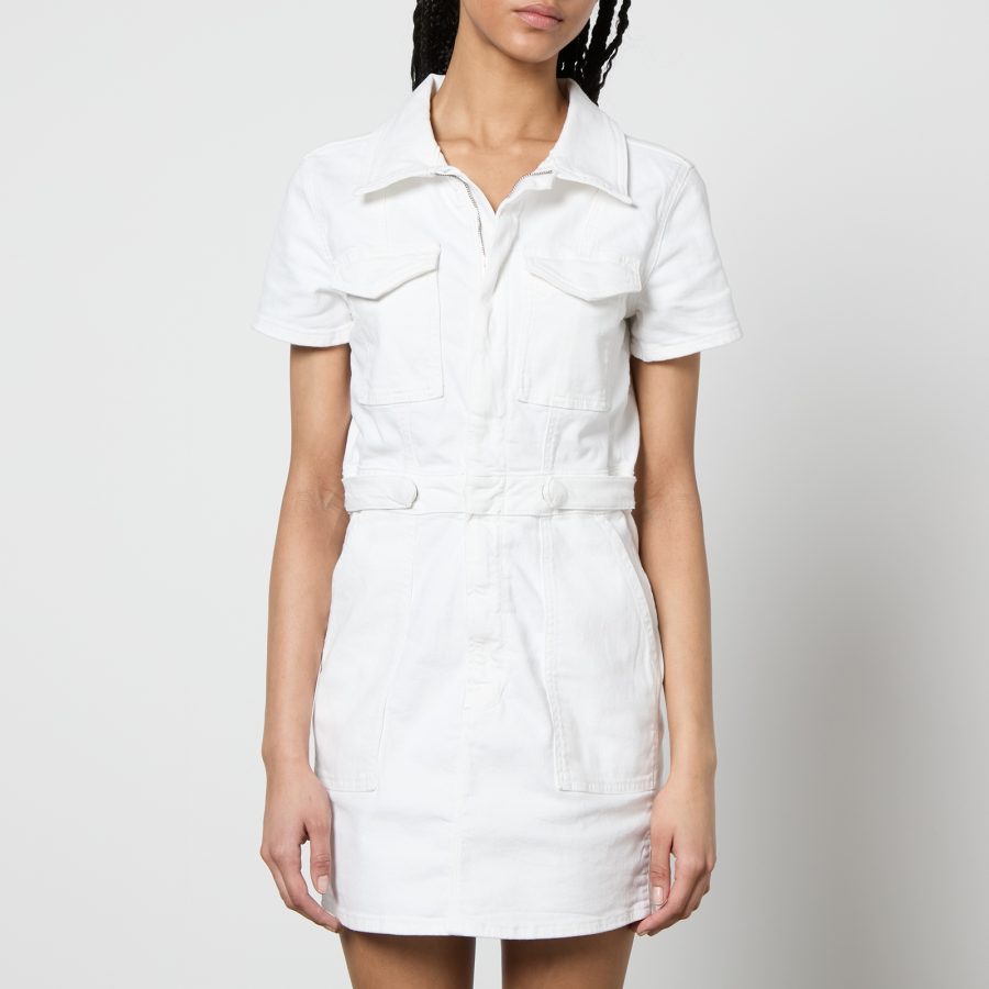 Good American Women's Fit For Success Mini Dress - White001 - US 0/UK 4