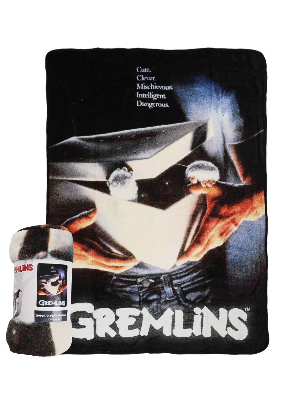 Gremlins Dangerous Micro Raschel Throw Blanket