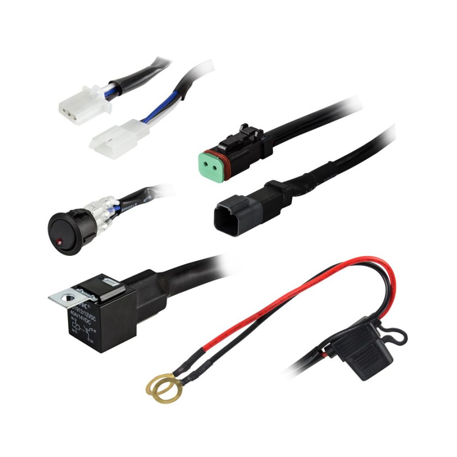 HEISE HE-SLWH1 1 LAMP DR WIRING HARNESS & SWITCH KIT