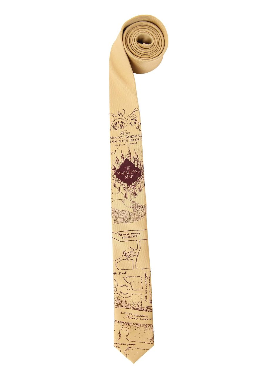 Harry Potter Necktie Marauders Map