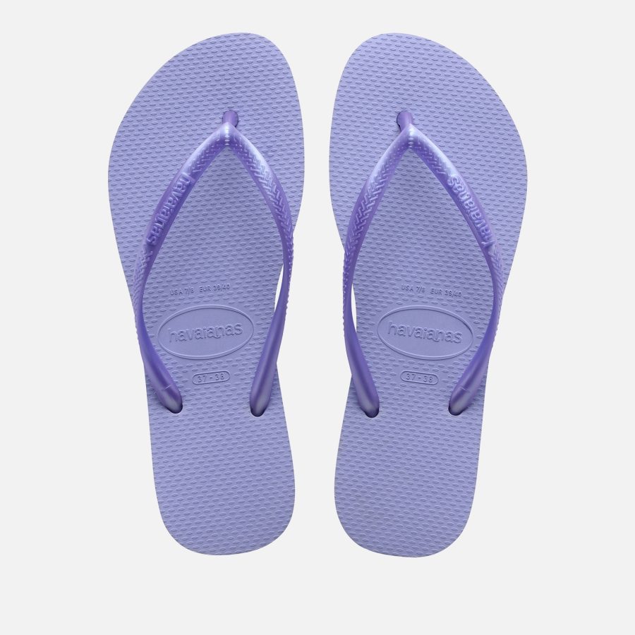 Havaianas Women's Slim Flips Flops - Lilac Breeze - UK 5