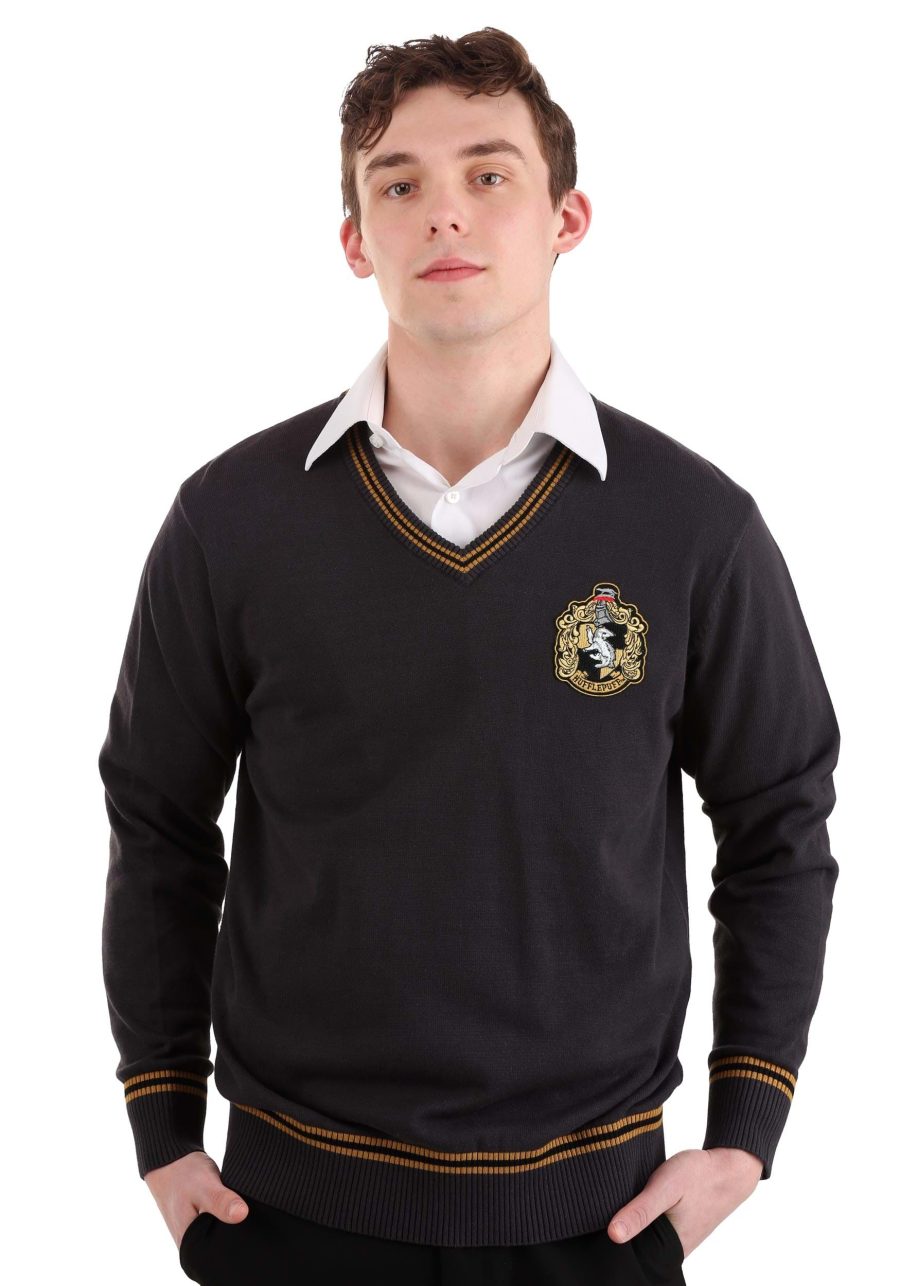 Hufflepuff Uniform Harry Potter Sweater for Adults