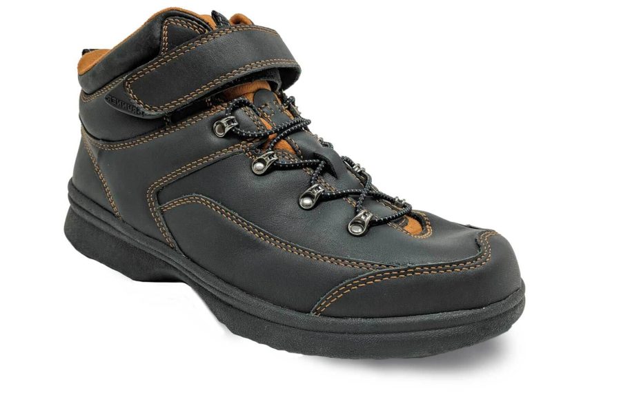 I-RUNNER Shoes Men's 2" Pioneer Hiking Boot - Men's Comfort Orthopedic Diabetic Shoe - Extra Depth for Orthotics