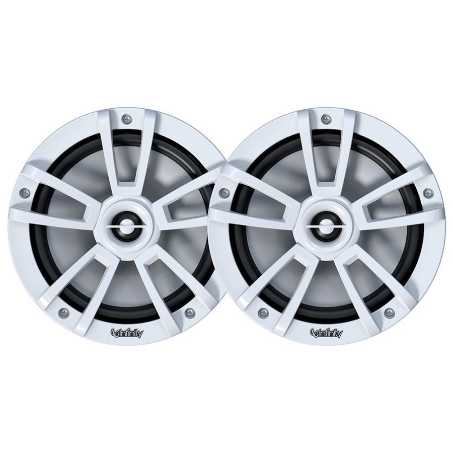 INFINITY INF622MLW 6.5 INCH RGB Coaxial White Speakers