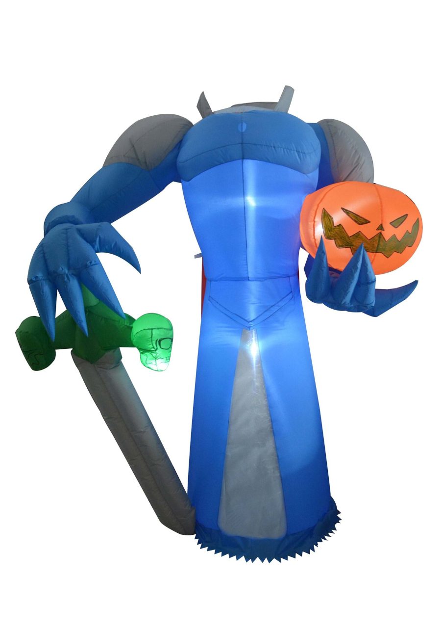 Inflatable 8FT Headless Pumpkin Knight Prop