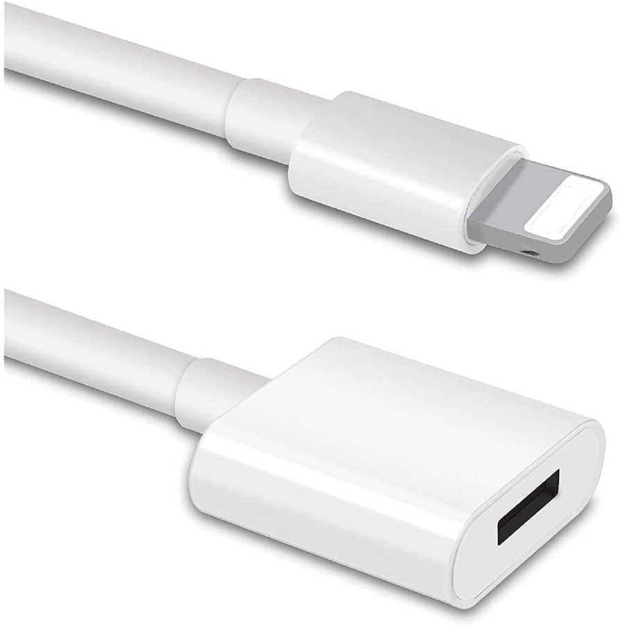 Iphone Charger Extension Cable Compatible With Iphone/Ipad, Extender Dock Cable