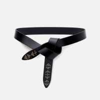 Isabel Marant Lecce Studded Leather Belt - M