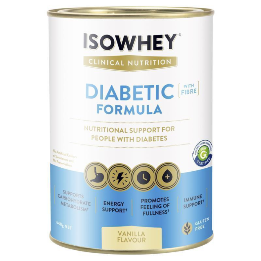 IsoWhey Clinical Nutrition Diabetic Formula Vanilla - 640g