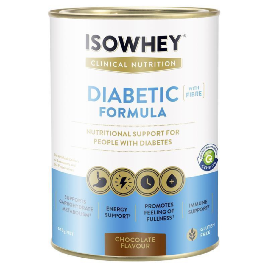 IsoWhey Clinical Nutrition Diabetic Formula in Chocolate flavor