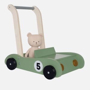 Jabadabado Green Baby Walker with Teddy