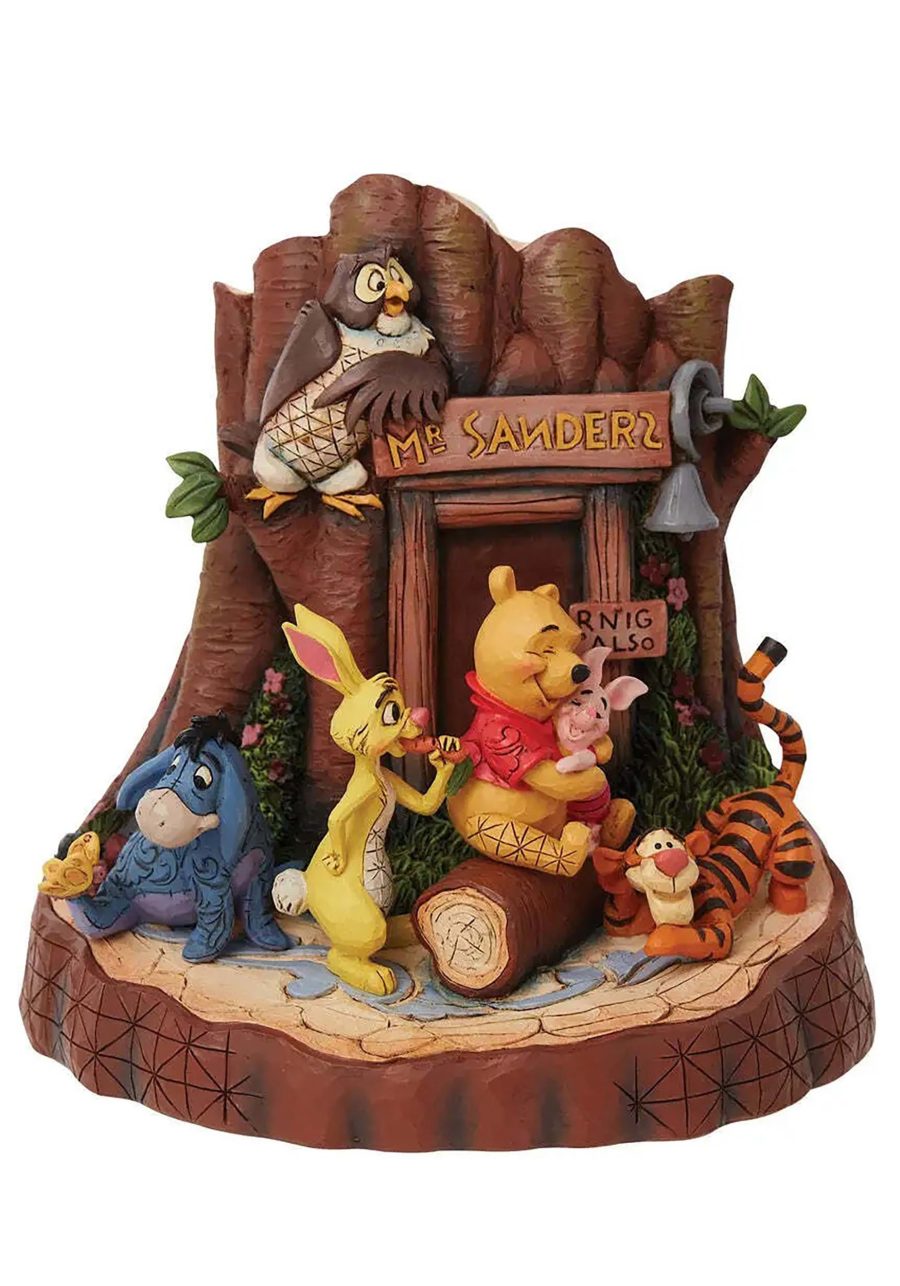 Jim Shore Winnie the Pooh Carved by Heart Diorama