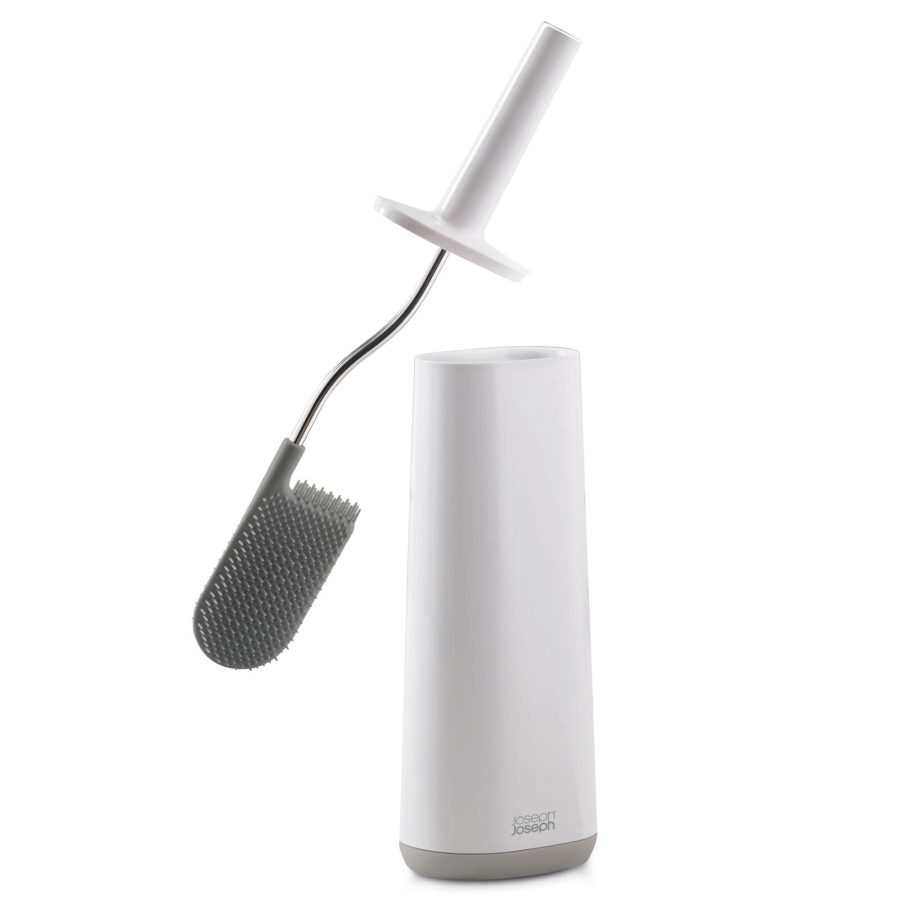 Joseph Joseph Flex Plus Smart Toilet Brush - White/Grey