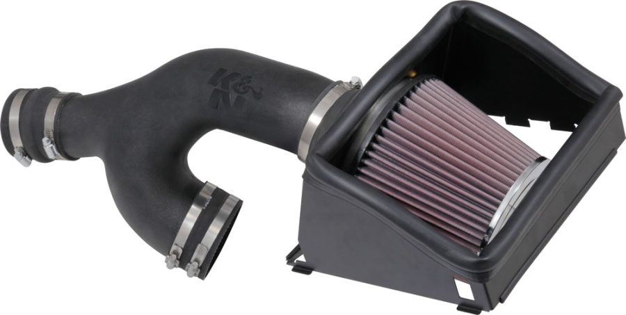 K&N FILTER 632599 Cold Air Intake Kit: Increase Acceleration & Towing Power, Guaranteed to Increase Horsepower up to 12HP: Compatible 3.5L, V6, 2017-2021 Ford/Lincoln (Expedition, F150 Raptor, Navigator), 63-2599