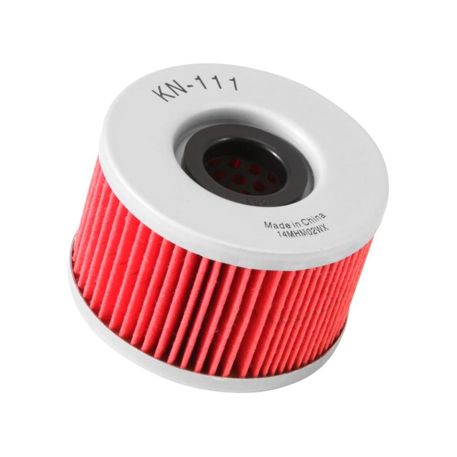 K&N FILTER KN111 Motorcycle Oil Filter: High Performance, Premium, Designed to be used with Synthetic or Conventional Oils: Fits Select Honda Vehicles, KN-111