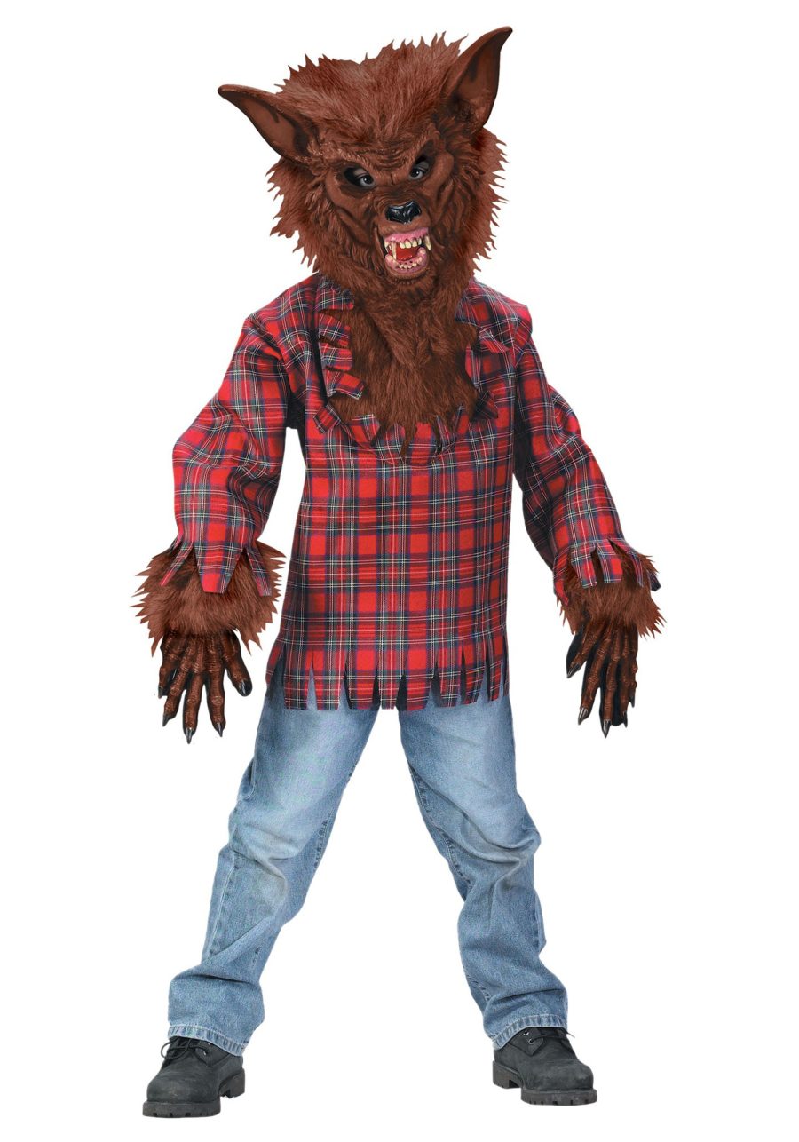 Kid's Brown Werewolf Costume
