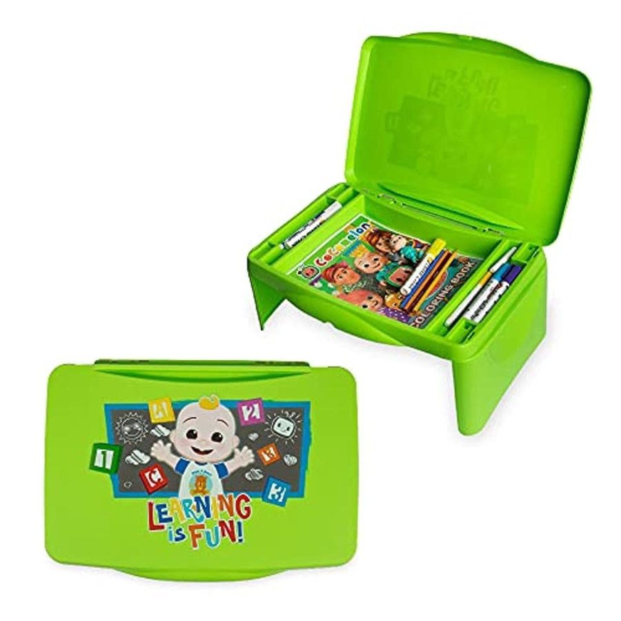 Kids Lap Desk With Storage - Folding Lid And Collapsible Design - Portable For T