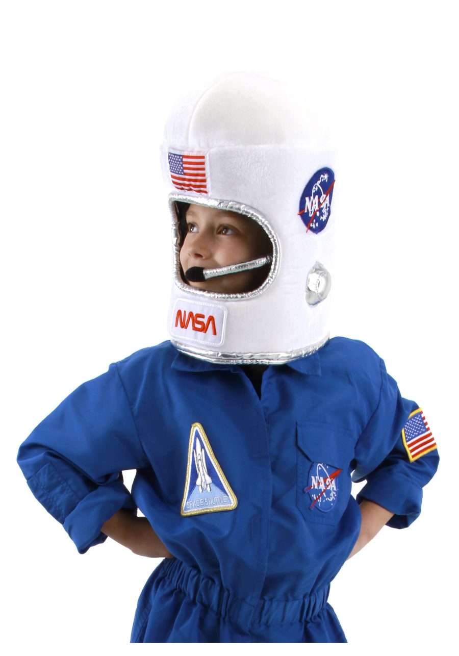 Kid's Plush Astronaut Costume Helmet